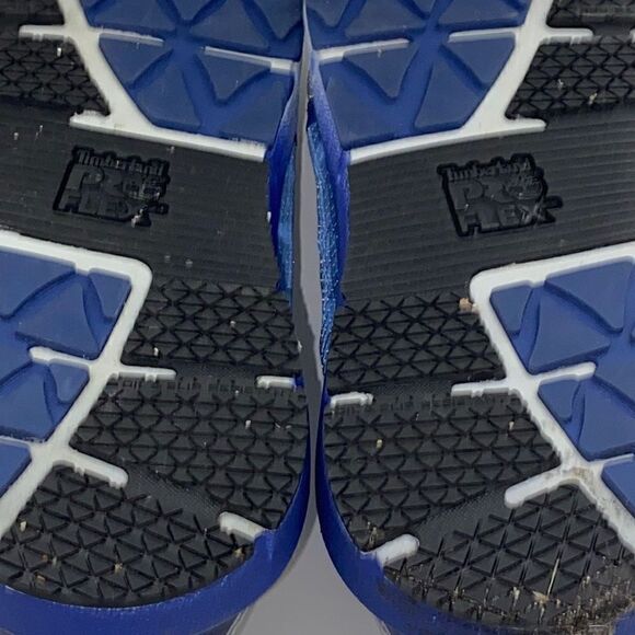 Timberland Pro Women's Anti-Fatigue Technology Lace-Up Blue/Gray Sneakers Size 8 - Picture 9 of 11